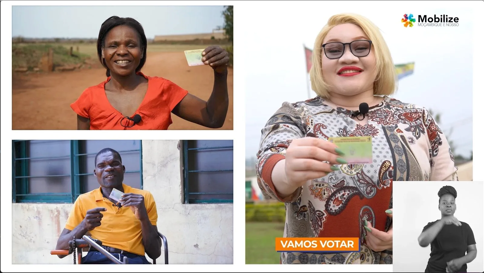 Produção Audiovisual para Mobilize Moçambique #2: frame