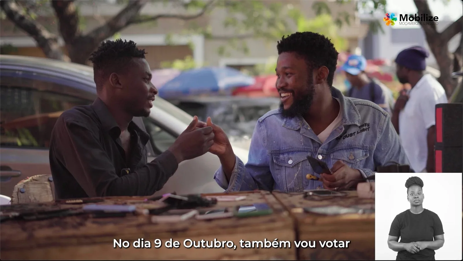Produção Audiovisual para Mobilize Moçambique #3: frame